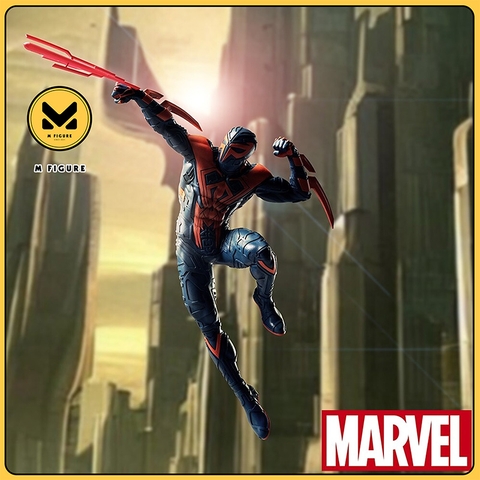 MÔ HÌNH Spider-Man 2099 - Spider-Man: Across the Spider-Verse - Marvel - Luminasta (SEGA) FIGURE CHÍNH HÃNG