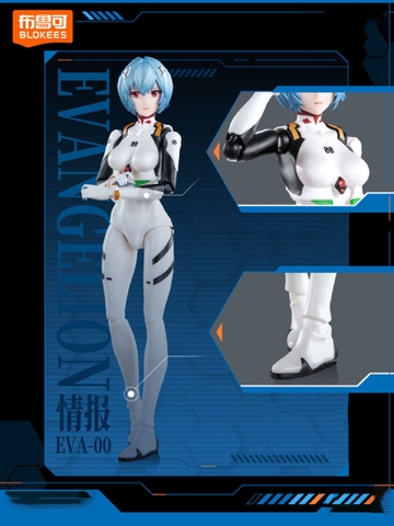 MÔ HÌNH Ayanami Rei - Plug Suit - Evangelion Shin Gekijouban- Fantastics Series (Blokees) MODEL KIT CHÍNH HÃNG