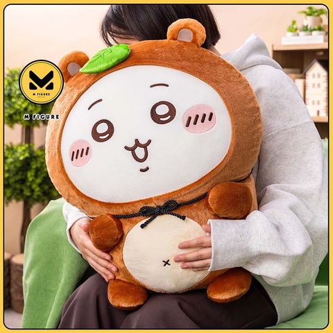 Bông Chiikawa - Chiikawa Tanuki Damon Kuji - Dodeka Nuigurumi Plushie (Gray Parka Service) Plushie CHÍNH HÃNG
