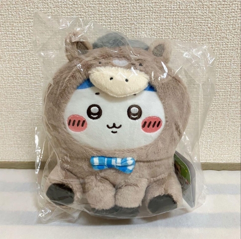 Bông Chiikawa - Hachiware - Usagi - Happy Bag 2026 (Umadoshi) (Gray Parka Service) Plush Mascot CHÍNH HÃNG