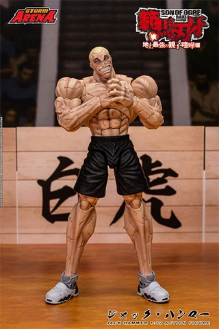 [PRE ORDER] MÔ HÌNH Jack Hammer - Hanma Baki - Storm Arena - 1/12 (Storm Collectibles)  ACTION FIGURE CHÍNH HÃNG