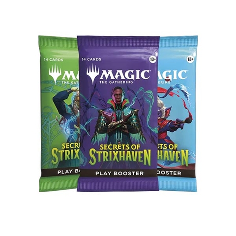 THẺ BÀI Magic: The Gathering - Secrets of Strixhaven Play Booster Box - Trading Card Game (Wizards of the Coast) - CARD GAME CHÍNH HÃNG FIGURE CHÍNH HÃNG
