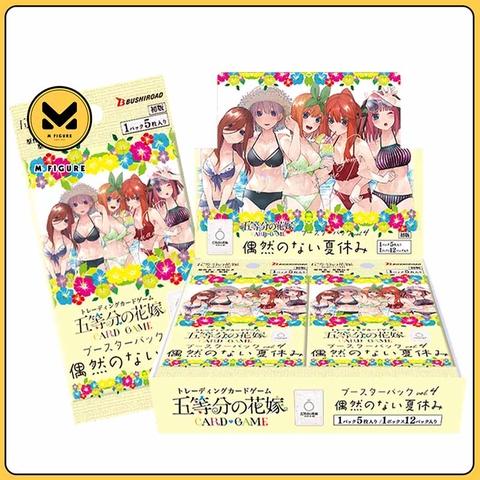 THẺ BÀI Gotoubun no Hanayome - Card Game Vol.4 Booster Box (Bushiroad) PACK CARD CHÍNH HÃNG
