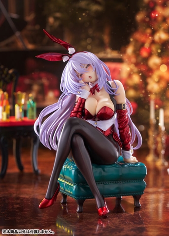 MÔ HÌNH She Laughs Shy...I Feel Ashamed AMAGASA TSUDURI Bunny Style (Xmas santa color) 1/7 Complete Figure(Plum) FIGURE CHÍNH HÃNG