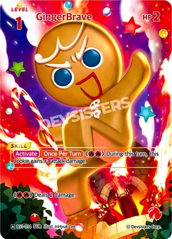 THẺ BÀI CookieRun: Braverse Trading Card Game – Brave Beginning (Crème Knights) PACK CARD CHÍNH HÃNG