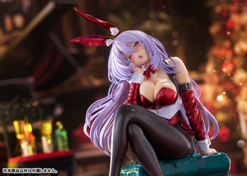 MÔ HÌNH She Laughs Shy...I Feel Ashamed AMAGASA TSUDURI Bunny Style (Xmas santa color) 1/7 Complete Figure(Plum) FIGURE CHÍNH HÃNG