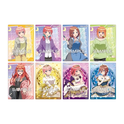 THẺ BÀI Gotoubun no Hanayome - Clear Card Collection 4 First Press Limited Edition (Ensky) PACK CARD CHÍNH HÃNG