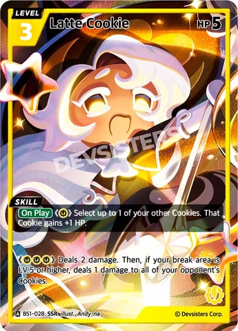 THẺ BÀI CookieRun: Braverse Trading Card Game – Brave Beginning (Crème Knights) PACK CARD CHÍNH HÃNG