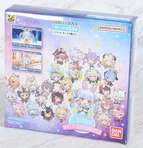 THẺ BÀI Carddass Hololive Vol. 2 ~ All Human Rabbits Plan (Bandai) PACK CARD CHÍNH HÃNG