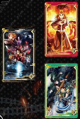 THẺ BÀI Kimetsu no Yaiba - Card Fun Official - Booster Box Mugen Ressha Collector Edition PACK CARD CHÍNH