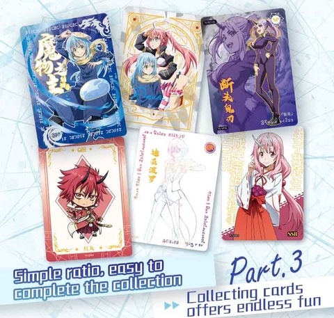 THẺ BÀI Tensei Shitara Slime Datta Ken Collectible Card (CardFun) PACK CARD CHÍNH HÃNG