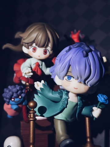 MÔ HÌNH Ib - Akai Fuku no Onna - Aoi Ningyou - Garry - Manekin no Kubi - Medama - Mukosei - Qset+ (Good Smile Arts Shanghai, Good Smile Company)) FIGURE CHÍNH HÃNG