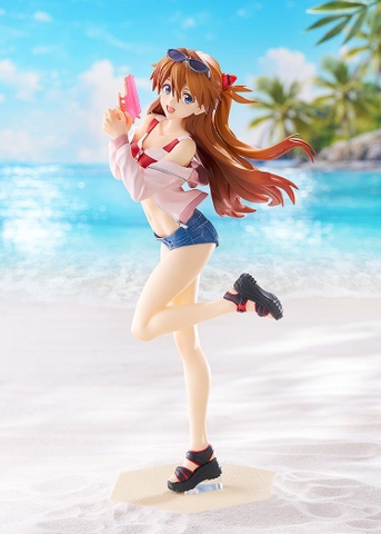 [Pre Order] MÔ HÌNH Souryuu Asuka Langley - Evangelion Shin Gekijouban - Beach Queens - Pop Up Parade - L (Good Smile Company) FIGURE CHÍNH HÃNG