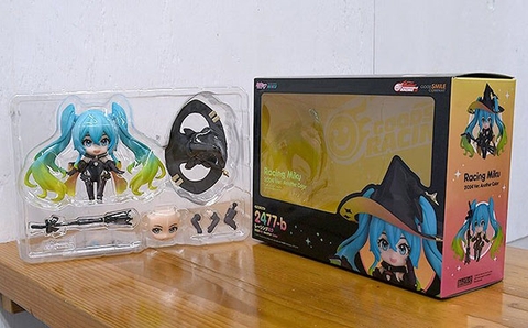 MÔ HÌNH Hatsune Miku - Good Smile Racing -  Nendoroid (#2477-b) - Racing 2024 Ver., Another Color (GOOD SMILE Racing) FIGURE CHÍNH HÃNG
