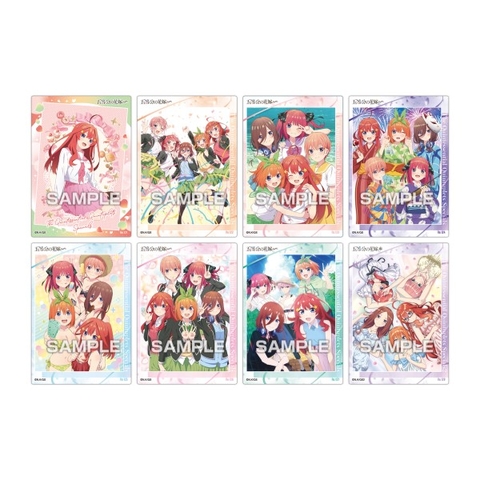 THẺ BÀI Gotoubun no Hanayome - Clear Card Collection 4 First Press Limited Edition (Ensky) PACK CARD CHÍNH HÃNG
