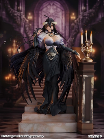 MÔ HÌNH Overlord IV - Albedo - Shibuya Scramble Figure - 1/7 - Shikkoku no Dress Ver. (CyberZ, eStream) FIGURE CHÍNH HÃNG