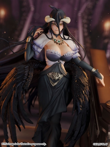MÔ HÌNH Overlord IV - Albedo - Shibuya Scramble Figure - 1/7 - Shikkoku no Dress Ver. (CyberZ, eStream) FIGURE CHÍNH HÃNG