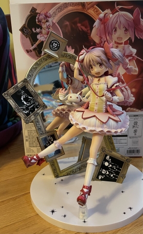 MÔ HÌNH Mahou Shoujo Madoka☆Magica - Kaname Madoka - Kyuubey - 1/7 - 10th Anniversary Ver. (Aniplex, Stronger) FIGURE CHÍNH HÃNG