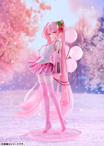 [PRE ORDER] MÔ HÌNH Piapro Characters - Hatsune Miku - G.S. Collection - 1/7 - Sakura, GSC Illustration Contest Ver. (Good Smile Company) FIGURE CHÍNH HÃNG