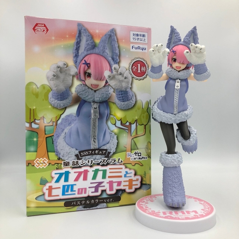 MÔ HÌNH Ram - Re:Zero kara Hajimeru Isekai Seikatsu - Super Special Series - Ookami to Shichihiki no Koyagi, Pastel Color ver. (FuRyu) FIGURE CHÍNH HÃNG