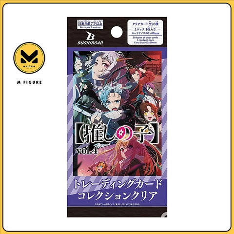 THẺ BÀI Oshi no Ko - Clear Card Collection Vol. 4 PACK CARD CHÍNH HÃNG
