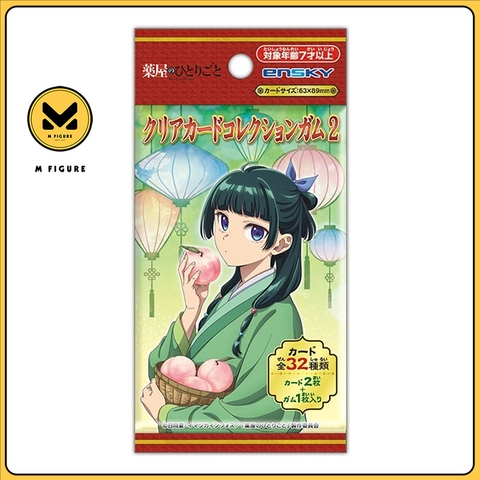 THẺ BÀI Kusuriya no Hitorigoto - Clear Card Collection Vol.2 (Ensky) PACK CARD CHÍNH HÃNG