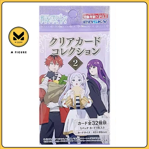 THẺ BÀI Frieren Beyond Journey's End - Clear Card Collection Vol.2 (Ensky) PACK CARD CHÍNH HÃNG