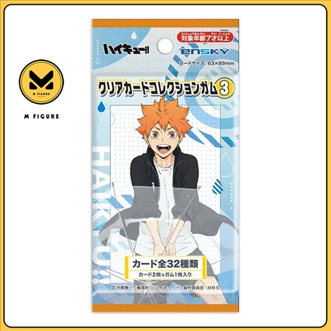 THẺ BÀI Haikyu!! - Clear Card Collection Vol.3 (Ensky) PACK CARD CHÍNH HÃNG