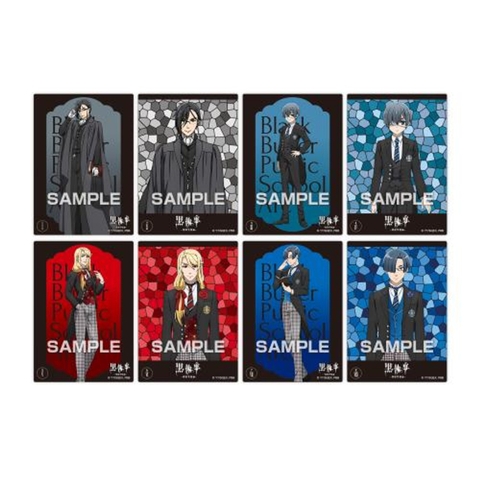 THẺ BÀI Black Butler - Boarding School Arc - Clear Card collection Gum (Ensky) PACK CARD CHÍNH HÃNG