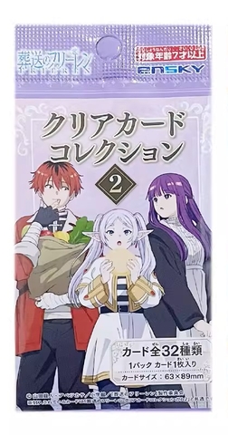 THẺ BÀI Frieren Beyond Journey's End - Clear Card Collection Vol.2 (Ensky) PACK CARD CHÍNH HÃNG