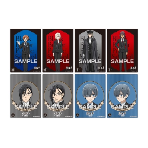 THẺ BÀI Black Butler - Boarding School Arc - Clear Card collection Gum (Ensky) PACK CARD CHÍNH HÃNG