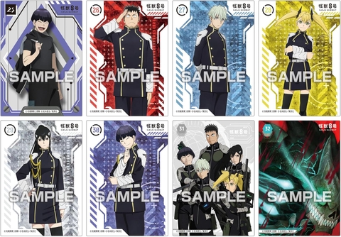 THẺ BÀI Kaiju No.8 - Clear Card collection Gum (Ensky) PACK CARD CHÍNH HÃNG