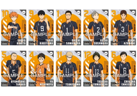 THẺ BÀI Haikyu!! - Clear Card Collection (Ensky) PACK CARD CHÍNH HÃNG