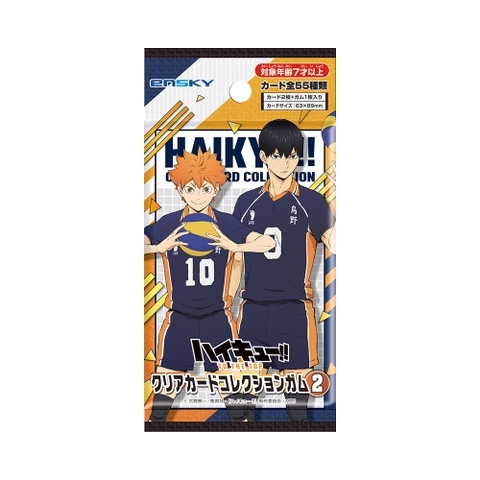 THẺ BÀI Haikyu!! - Clear Card Collection Vol.2 (Ensky) PACK CARD CHÍNH HÃNG