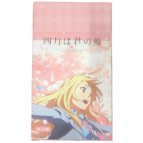 THẺ BÀI Shigatsu wa Kimi no Uso - Polaroid Box PACK CARD CHÍNH HÃNG