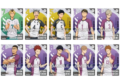 THẺ BÀI Haikyu!! - Clear Card Collection (Ensky) PACK CARD CHÍNH HÃNG