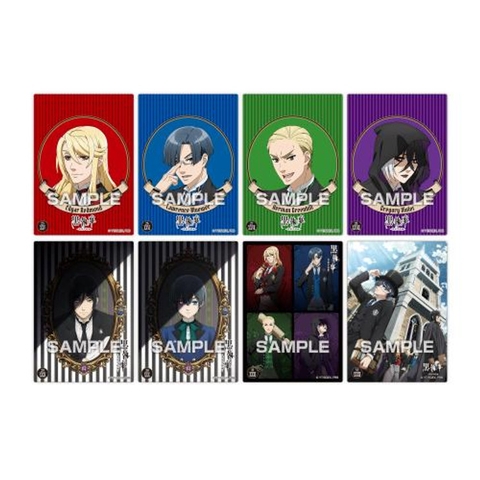 THẺ BÀI Black Butler - Boarding School Arc - Clear Card collection Gum (Ensky) PACK CARD CHÍNH HÃNG