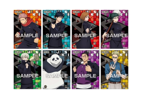 THẺ BÀI Jujutsu Kaisen - Clear Card collection Gum 4 (Ensky) PACK CARD CHÍNH HÃNG