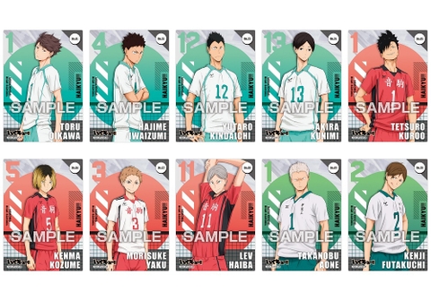 THẺ BÀI Haikyu!! - Clear Card Collection (Ensky) PACK CARD CHÍNH HÃNG