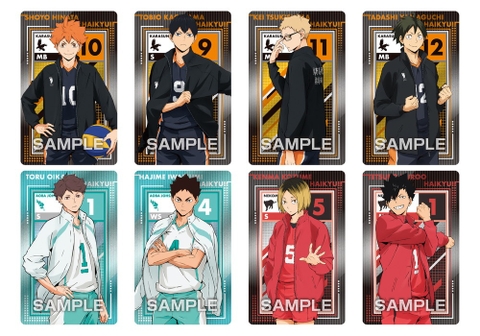 THẺ BÀI Haikyu!! - Metallic Card Collection Gum (Ensky) PACK CARD CHÍNH HÃNG