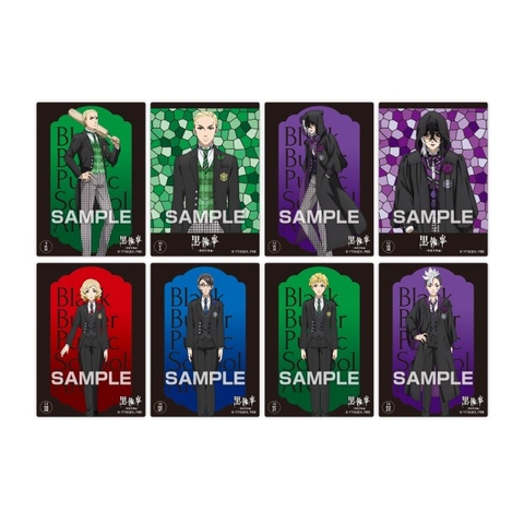 THẺ BÀI Black Butler - Boarding School Arc - Clear Card collection Gum (Ensky) PACK CARD CHÍNH HÃNG