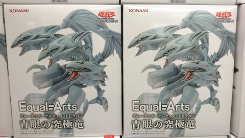 MÔ HÌNH Blue-Eyes Ultimate Dragon - Yu-Gi-Oh! Official Card Game - Equal Arts - Konami Prize Collection (Konami Amusement) FIGURE CHÍNH HÃNG