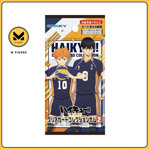 THẺ BÀI Haikyu!! - Clear Card Collection Vol.2 (Ensky) PACK CARD CHÍNH HÃNG