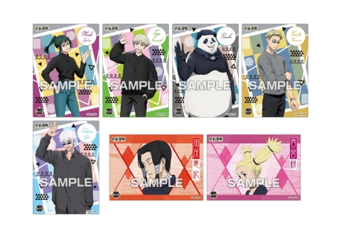 THẺ BÀI Jujutsu Kaisen - Clear Card collection Gum 4 (Ensky) PACK CARD CHÍNH HÃNG