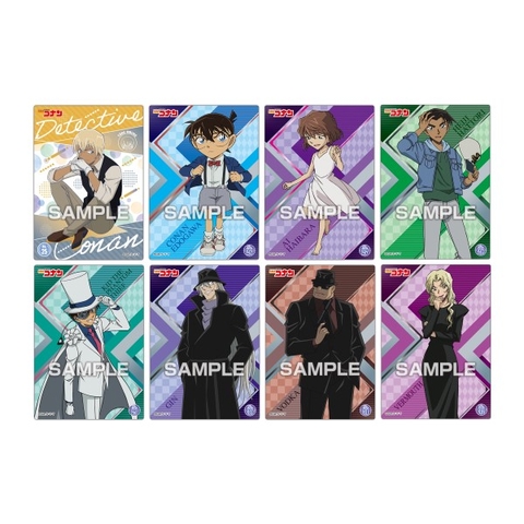 THẺ BÀI Detective Conan - Glitter Clear Card collection Gum (Ensky) PACK CARD CHÍNH HÃNG