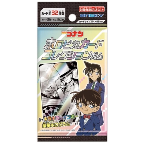 THẺ BÀI Detective Conan Holo-Pika Card Collection Gum (Ensky) PACK CARD CHÍNH HÃNG