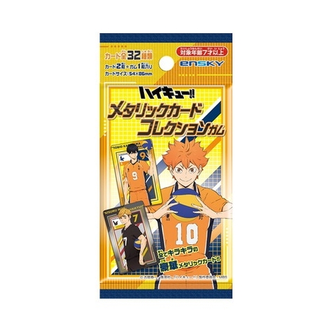 THẺ BÀI Haikyu!! - Metallic Card Collection Gum (Ensky) PACK CARD CHÍNH HÃNG