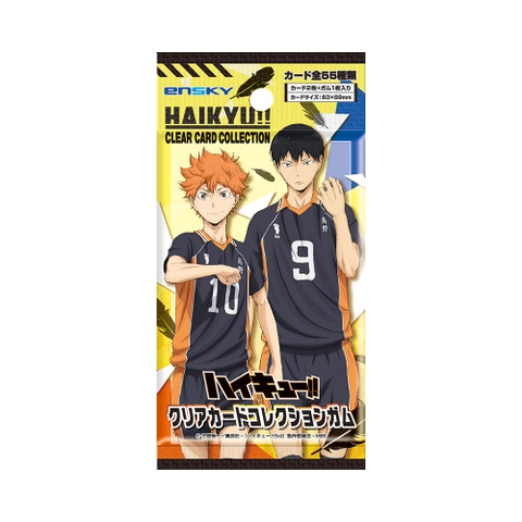 THẺ BÀI Haikyu!! - Clear Card Collection (Ensky) PACK CARD CHÍNH HÃNG
