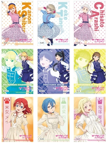 THẺ BÀI Love Live! - Clear Card Collection PACK CARD CHÍNH HÃNG
