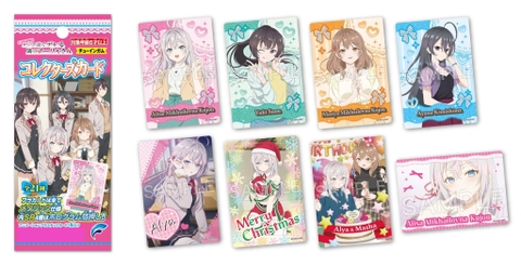 THẺ BÀI Alya Sometimes Hides Her Feelings in Russian (Tokidoki Bosotto) - Collector's Card Gum (Forte) PACK CARD CHÍNH HÃNG